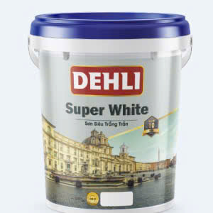 Sơn Dehli Super White - Sơn siêu trắng trần