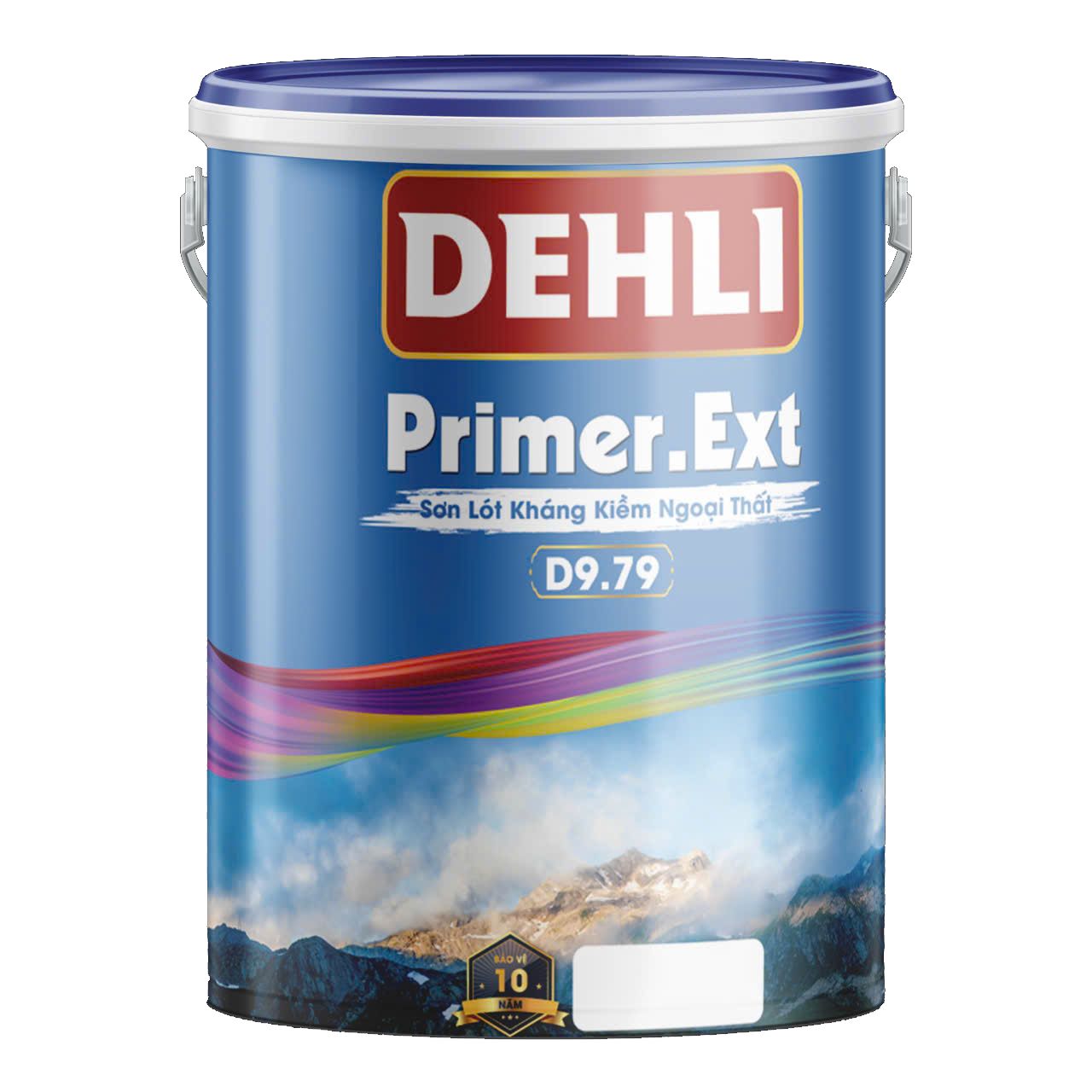 Sơn Dehli Primer.Ext - Sơn lót kháng kiềm ngoại thất D9.79 lon Sơn Dehli Primer.Ext - Sơn lót kháng kiềm ngoại thất D9.79 lon