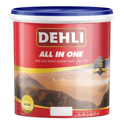 Sơn Dehli All In One - Sơn siêu bóng nội thất cao cấp lít